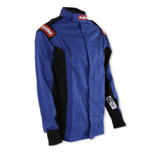 Load image into Gallery viewer, RaceQuip Chevron-1 Single Layer Racing Driver Fire Suit Jacket [SFI 3.2A/1] - Red / Blue Alternate Image