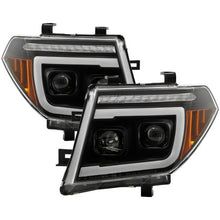 Load image into Gallery viewer, Spyder LED Headlights Nissan Frontier (05–08) Pathfinder (05–07) Apex Series - Black - Default Title Alternate Image