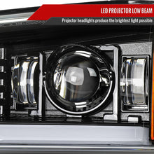 Load image into Gallery viewer, Spec-D Projector Headlights Chevy Silverado (03-07) Avalanche (02-06) DRL Headlights w/ Bumper Lights - Black - Default Title Alternate Image