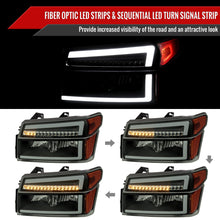 Load image into Gallery viewer, Spec-D OEM Replacement Headlights Colorado / Canyon (04-12) Sequential Turn Signal w/ LED Bar Alternate Image