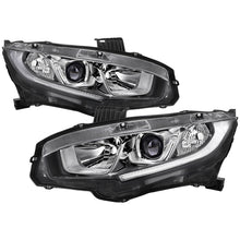 Load image into Gallery viewer, Spec-D Projector Headlights Honda Civic (2016-2021) OEM Factory Style w/ LED Strip Alternate Image