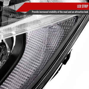 Spec-D Projector Headlights Honda Civic (2016-2021) OEM Factory Style w/ LED Strip