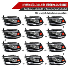 Load image into Gallery viewer, Spec-D Crystal Headlights RAM 1500 (09-18) RAM Classic (19-21) RAM 2500 3500 (10-18) RAM Factory-Style / LED Upgrade Headlights w/ Multiple Variations Alternate Image