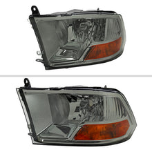 Load image into Gallery viewer, Spec-D Crystal Headlights RAM 1500 (09-18) RAM Classic (19-21) RAM 2500 3500 (10-18) RAM Factory-Style / LED Upgrade Headlights w/ Multiple Variations Alternate Image