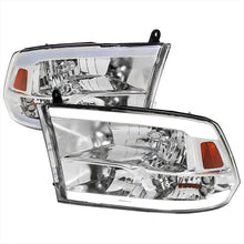 Load image into Gallery viewer, Spec-D Crystal Headlights RAM 1500 (09-18) RAM Classic (19-21) RAM 2500 3500 (10-18) RAM Factory-Style / LED Upgrade Headlights w/ Multiple Variations Alternate Image
