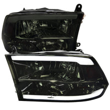 Load image into Gallery viewer, Spec-D Crystal Headlights RAM 1500 (09-18) RAM Classic (19-21) RAM 2500 3500 (10-18) RAM Factory-Style / LED Upgrade Headlights w/ Multiple Variations Alternate Image