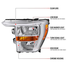 Load image into Gallery viewer, Spec-D Headlights Ford F150 (2021-2023) Factory Style - Black or Chrome Housing w/ Clear or Smoked Lens Alternate Image