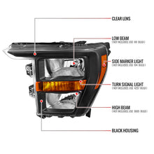 Load image into Gallery viewer, Spec-D Headlights Ford F150 (2021-2023) Factory Style - Black or Chrome Housing w/ Clear or Smoked Lens Alternate Image