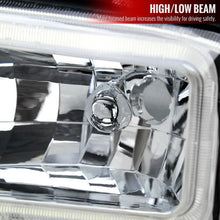 Load image into Gallery viewer, Spec-D Headlights Ford F250 / F350/ F450 / F550 Super Duty (2005-2007) OE Style w/ Dual LED C-Bar - Chrome or Black Alternate Image