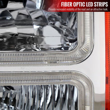 Load image into Gallery viewer, Spec-D Headlights Ford F250 / F350/ F450 / F550 Super Duty (2005-2007) OE Style w/ Dual LED C-Bar - Chrome or Black Alternate Image