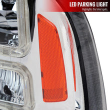 Load image into Gallery viewer, Spec-D Headlights Ford F250 / F350/ F450 / F550 Super Duty (2005-2007) OE Style w/ Dual LED C-Bar - Chrome or Black Alternate Image