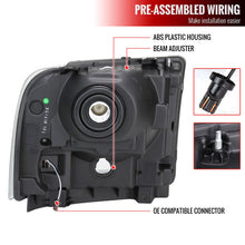 Load image into Gallery viewer, Spec-D Headlights Ford F250 / F350/ F450 / F550 Super Duty (2005-2007) OE Style w/ Dual LED C-Bar - Chrome or Black Alternate Image