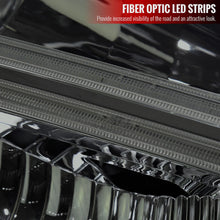 Load image into Gallery viewer, Spec-D Headlights Ford F250 / F350/ F450 / F550 Super Duty (2005-2007) OE Style w/ Dual LED C-Bar - Chrome or Black Alternate Image