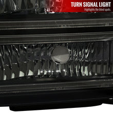 Load image into Gallery viewer, Spec-D Headlights Ford F250 / F350/ F450 / F550 Super Duty (2005-2007) OE Style w/ Dual LED C-Bar - Chrome or Black Alternate Image