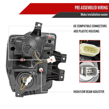 Load image into Gallery viewer, Spec-D Headlights Ford F250 / F350/ F450 / F550 Super Duty (2008-2010) OE Style w/ LED Sequential Signal - Chrome or Black Alternate Image