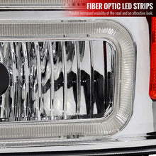 Load image into Gallery viewer, Spec-D Headlights Ford F250 / F350 / F450/ F550 Superduty (99-04) Excursion (00-04) Euro Style OEM Replacement w/ Black or Chrome Housing Alternate Image