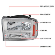 Load image into Gallery viewer, Spec-D Headlights Ford F250 / F350 / F450/ F550 Superduty (99-04) Excursion (00-04) Euro Style OEM Replacement w/ Black or Chrome Housing Alternate Image