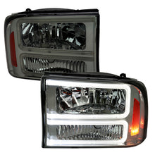 Load image into Gallery viewer, Spec-D Headlights Ford F250 / F350 / F450/ F550 Superduty (99-04) Excursion (00-04) Euro Style OEM Replacement w/ Black or Chrome Housing Alternate Image