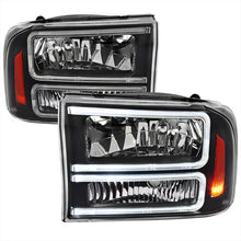 Load image into Gallery viewer, Spec-D Headlights Ford F250 / F350 / F450/ F550 Superduty (99-04) Excursion (00-04) Euro Style OEM Replacement w/ Black or Chrome Housing Alternate Image