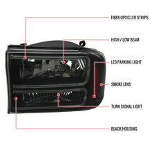 Load image into Gallery viewer, Spec-D Headlights Ford F250 / F350 / F450/ F550 Superduty (99-04) Excursion (00-04) Euro Style OEM Replacement w/ Black or Chrome Housing Alternate Image