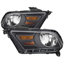 Load image into Gallery viewer, Spec-D OEM Replacement Headlights Ford Mustang S197 (10-14) Factory Style Matte Black Housing w/ Smoke or Clear Lens Alternate Image