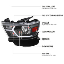 Load image into Gallery viewer, Spec-D OEM Replacement Headlights Ram 1500 (19-23) Chrome / Black / Tinted w/ or w/o Animated LED Bar Alternate Image