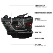 Load image into Gallery viewer, Spec-D OEM Replacement Headlights Ram 1500 (19-23) Chrome / Black / Tinted w/ or w/o Animated LED Bar Alternate Image