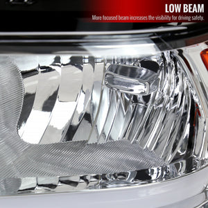 Spec-D Headlights Ram 2500 3500 (19-22) Tradesman / Big Horn -  Dual Bar LED - Black / Chrome w/ Breathing Effect