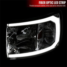 Load image into Gallery viewer, Spec-D Headlights Chevy Silverado 1500 (07-14) OE Style w/ LED C-Bar &amp; Amber Reflector - Chrome or Black Alternate Image
