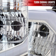 Load image into Gallery viewer, Spec-D Headlights Chevy Silverado 1500 (07-14) OE Style w/ LED C-Bar &amp; Amber Reflector - Chrome or Black Alternate Image
