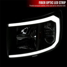 Load image into Gallery viewer, Spec-D Headlights Chevy Silverado 1500 (07-14) OE Style w/ LED C-Bar &amp; Amber Reflector - Chrome or Black Alternate Image