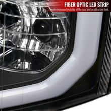 Load image into Gallery viewer, Spec-D Headlights Chevy Silverado 1500 (07-14) OE Style w/ LED C-Bar &amp; Amber Reflector - Chrome or Black Alternate Image