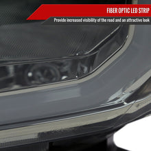 Load image into Gallery viewer, Spec-D OEM Replacement Headlights Toyota Tacoma (12-15) OE Style or LED Bar - Black / Smoke / Chrome - Black w/ Clear Lens Alternate Image