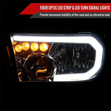 Load image into Gallery viewer, Spec-D Headlights Toyota Tundra (07-13) Sequoia (08-17) OE Style w/ LED Tube &amp; LED Turn Signal  - Chrome or Black Alternate Image