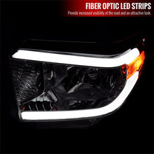 Load image into Gallery viewer, Spec-D Headlights Toyota Tundra (2014–2021) OE Style w/ LED Bar - Chrome or Black w/ Clear or Smoke Lens Alternate Image