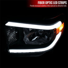 Load image into Gallery viewer, Spec-D Headlights Toyota Tundra (2014–2021) OE Style w/ LED Bar - Chrome or Black w/ Clear or Smoke Lens Alternate Image