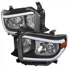 Load image into Gallery viewer, Spec-D Headlights Toyota Tundra (2014–2021) OE Style w/ LED Bar - Chrome or Black w/ Clear or Smoke Lens Alternate Image