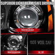 Load image into Gallery viewer, Spec-D Projector Headlights GMC Acadia (2007-2012) OE Style with Black Housing Alternate Image