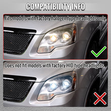 Load image into Gallery viewer, Spec-D Projector Headlights GMC Acadia (2007-2012) OE Style with Black Housing Alternate Image