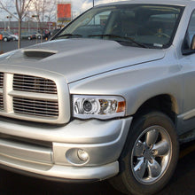 Load image into Gallery viewer, Spec-D Headlights Ram 1500 (02-05) Ram 2500/3500 (03-05) DRL LED Tube - Black / Chrome / Smoked - Euro Headlights / Matte Black / Clear Alternate Image