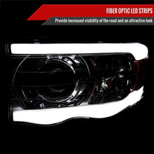 Load image into Gallery viewer, Spec-D Headlights Ram 1500 (02-05) Ram 2500/3500 (03-05) DRL LED Tube - Black / Chrome / Smoked - Euro Headlights / Matte Black / Clear Alternate Image