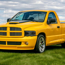 Load image into Gallery viewer, Spec-D Headlights Ram 1500 (02-05) Ram 2500/3500 (03-05) DRL LED Tube - Black / Chrome / Smoked - Euro Headlights / Matte Black / Clear Alternate Image