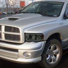 Load image into Gallery viewer, Spec-D Headlights Ram 1500 (02-05) Ram 2500/3500 (03-05) DRL LED Tube - Black / Chrome / Smoked - Euro Headlights / Matte Black / Clear Alternate Image