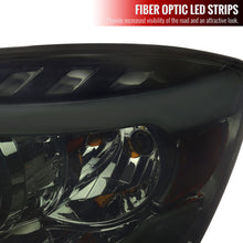 Load image into Gallery viewer, Spec-D Projector Headlights Dodge RAM 1500 / 2500 / 3500 (2006-2009) LED Bar - Black or Chrome - Chrome / Smoke Alternate Image