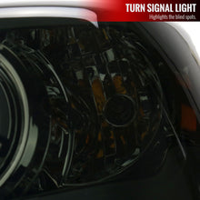 Load image into Gallery viewer, Spec-D Projector Headlights Dodge RAM 1500 / 2500 / 3500 (2006-2009) LED Bar - Black or Chrome - Chrome / Smoke Alternate Image
