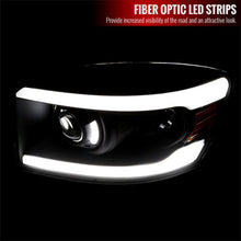 Load image into Gallery viewer, Spec-D Projector Headlights Dodge RAM 1500 / 2500 / 3500 (2006-2009) LED Bar - Black or Chrome - Chrome / Smoke Alternate Image
