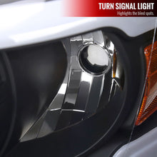 Load image into Gallery viewer, Spec-D Projector Headlights Dodge RAM 1500 / 2500 / 3500 (2006-2009) LED Bar - Black or Chrome - Chrome / Smoke Alternate Image