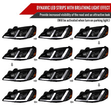Load image into Gallery viewer, Spec-D Projector Headlights Pontiac G6 (05-10) Factory Style w/ Standard or Sequential LED - Black - Standard LED / Matte Black / Clear Alternate Image