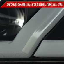 Load image into Gallery viewer, Spec-D Projector Headlights Pontiac G6 (05-10) Factory Style w/ Standard or Sequential LED - Black - Standard LED / Matte Black / Clear Alternate Image