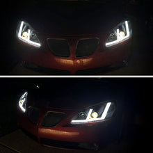 Load image into Gallery viewer, Spec-D Projector Headlights Pontiac G6 (05-10) Factory Style w/ Standard or Sequential LED - Black - Standard LED / Matte Black / Clear Alternate Image